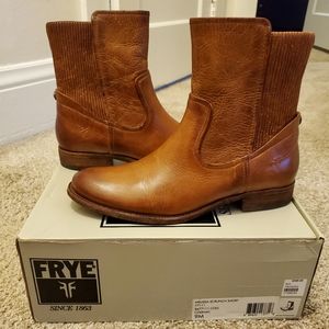 FRYE Melissa Scrunch Short Boots, Womens Size 9M